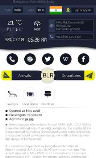 Kempegowda Airport (BLR) Info + Flight Tracker 1
