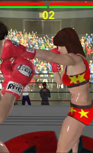 Real 3D Women Boxing 3