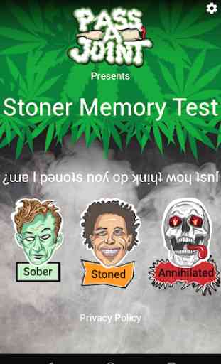 Stoner Memory Test: Buzzed Brain Weed Game 1