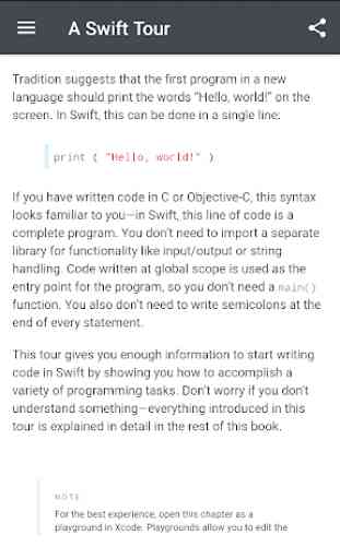 Swift Programming Manual/Guide 2