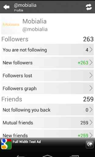 Track my Followers for Twitter 2