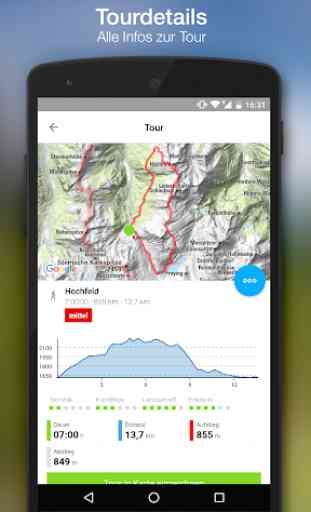 bergfex rutas & GPS senderismo ciclismo carrera 2