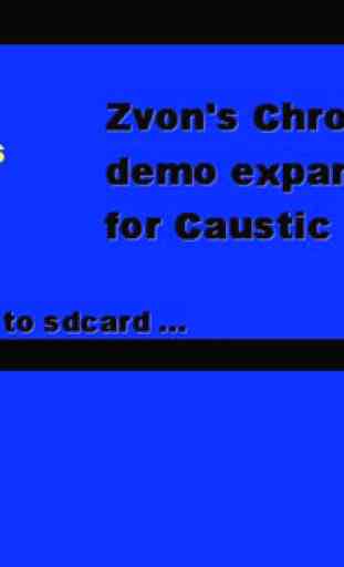 Chromatic Hits demo (Caustic) 1