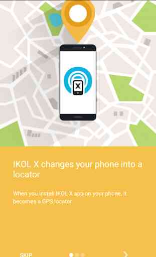 Lokalizacja telefonu IKOL X 4