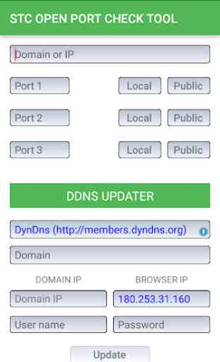 PORT TESTER AND DDNS UPDATER 1
