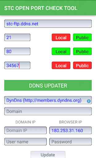 PORT TESTER AND DDNS UPDATER 2