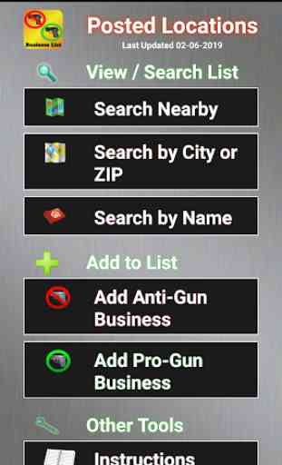 Posted! - List Pro & Anti Gun Carry Locations 3