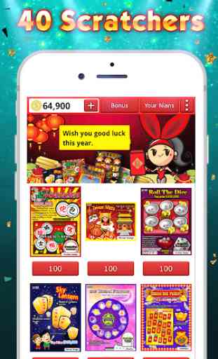 Rasca loteria de Mahjong 4