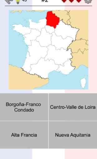 Regiones de Francia - Capitales y mapas franceses 1
