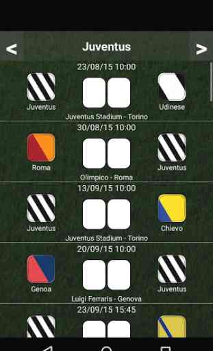Tabla Campeonato Italiano 18/19 3