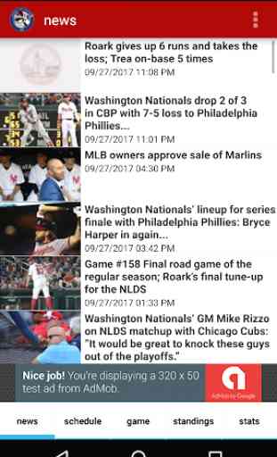 Washington Baseball Nationals Edition 1