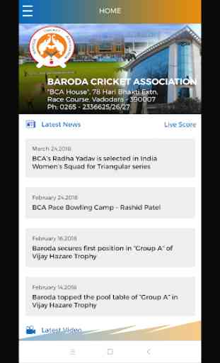 BCA-Baroda Cricket Association 2