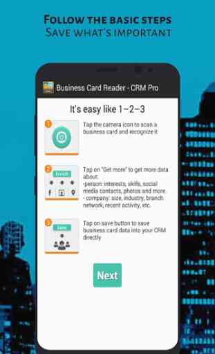 Business Card Reader - CRM Pro 1