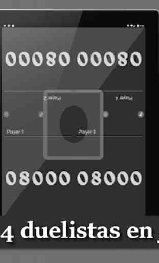 Calculadora de lifepoints para YuGiOh 1