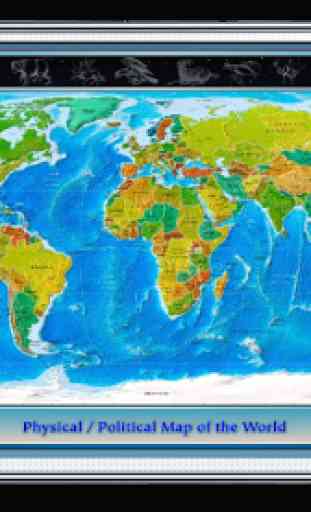 Mapa del mundo 3D 1