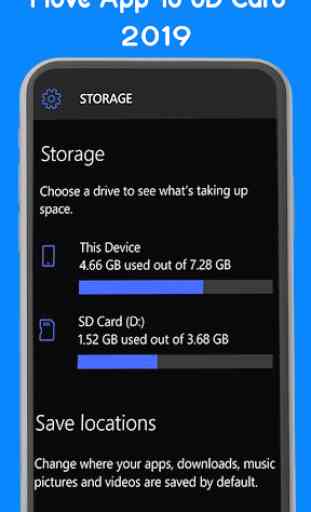 Mover App a la tarjeta SD Pro 4