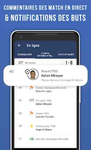 Paris Live — App de football non officiel 3