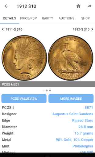 PCGS CoinFacts - U.S. Coin Values, Images & Info 1