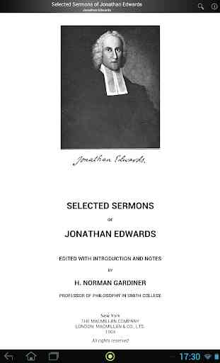 Sermons of Jonathan Edwards 3