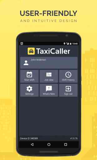 Taxi Caller - conductor 1