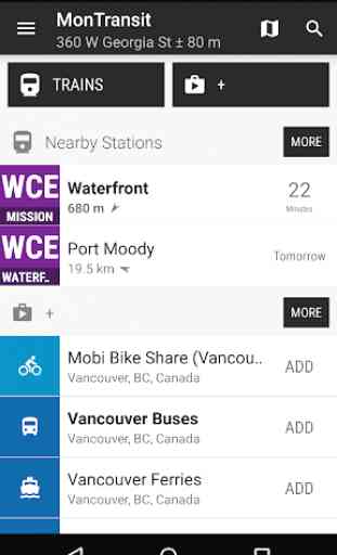 Vancouver WCE Train - MonTransit 1