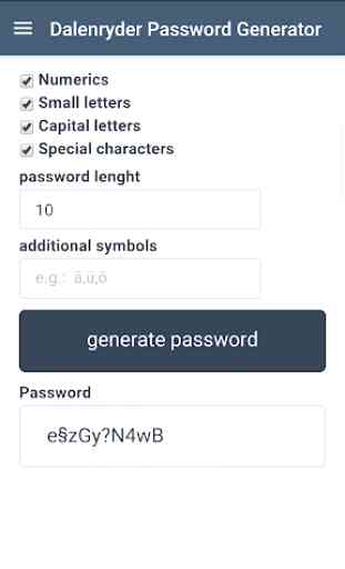 Dalenryder Password Generator 1