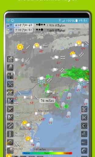 eMap HDF - weather, hurricanes, radar, lightning 3