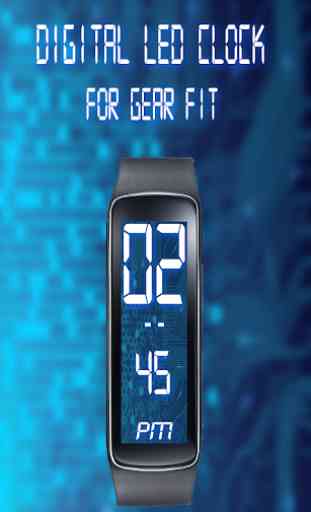 Gear Fit Digital LED Clock 1