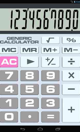 Generic Calculator 3