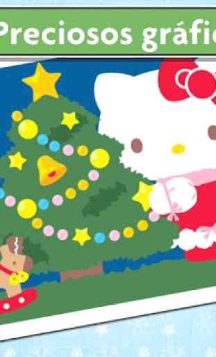 Hello Kitty Juego de Puzzles de Navidad para Niños 2