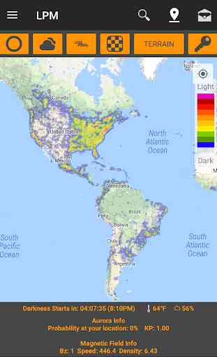 Light Pollution Map - Dark Sky & Astronomy Tools 1