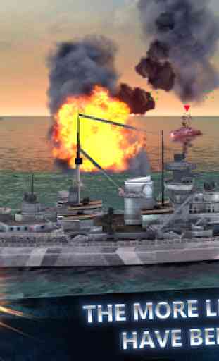 Los buques de guerra Batalla 3