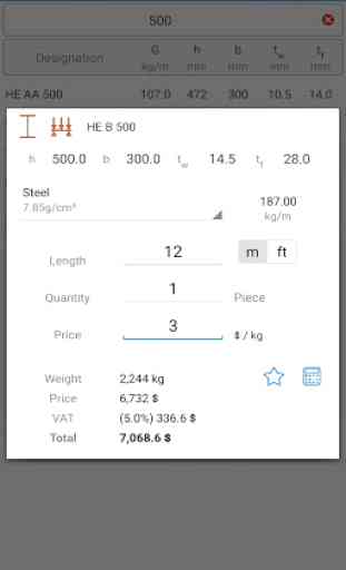 Metales Calculadora - Steelyard 4