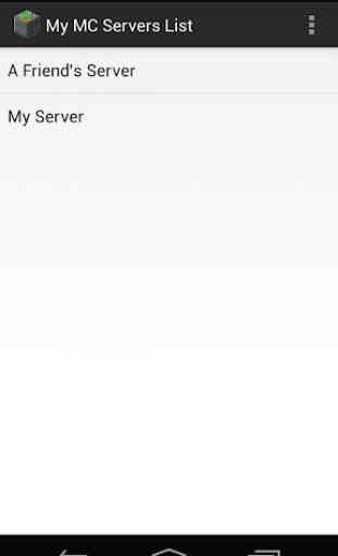 My MC Servers List 1