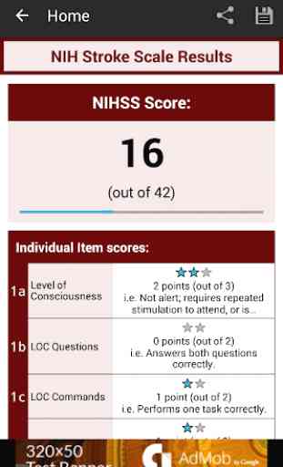 NIH Stroke Scale (NIHSS) 3