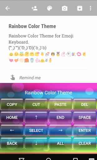 Rainbow Color Emoji Keyboard 3