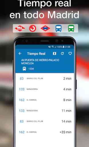 Transporte Madrid - EMT Interurbanos Metro TTP 1