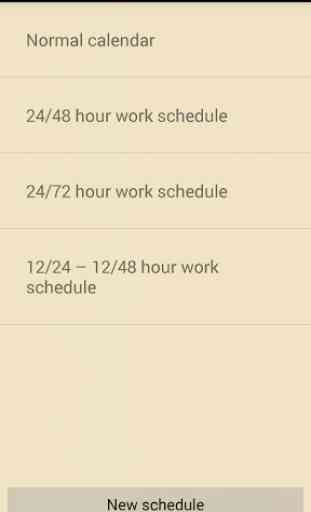 Work Shift Calendar 3