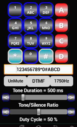 16 Tone DTMF Generator Keypad 1234567890*#ABCD1750 4