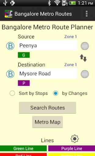 Bangalore Metro Route Planner 1