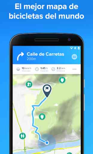Bikemap: Mapas y navegación por GPS para bicis 1
