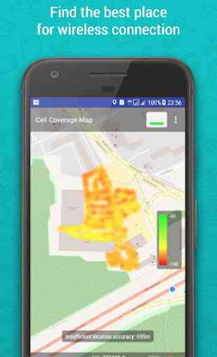 Cell Coverage Map: prueba de señal de red móvil 2