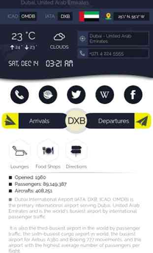 Dubai Airport (DXB) Info + Flight Tracker 1