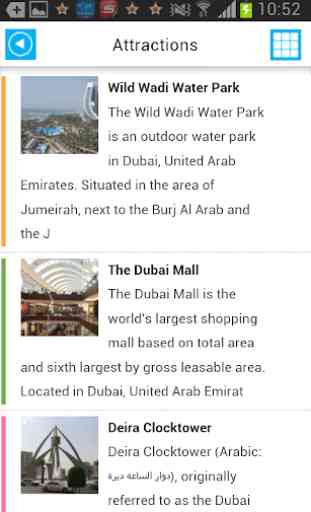Dubái Mapa Guía Hoteles 3