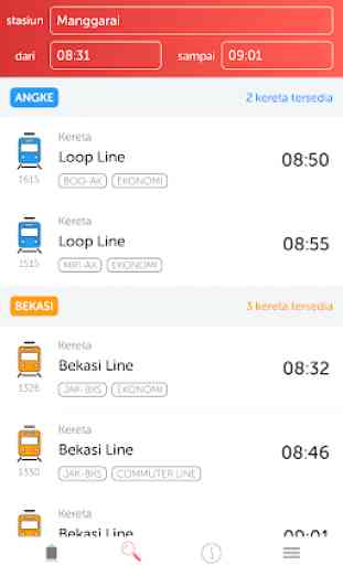 Jakarta City Line Jadwal & Posisi Commuter KRL KCJ 4
