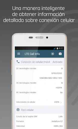 LTE Célula Info De La Red 1