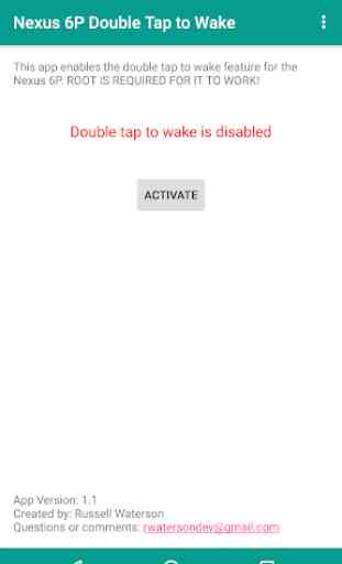 Nexus 6P Double Tap to Wake 2