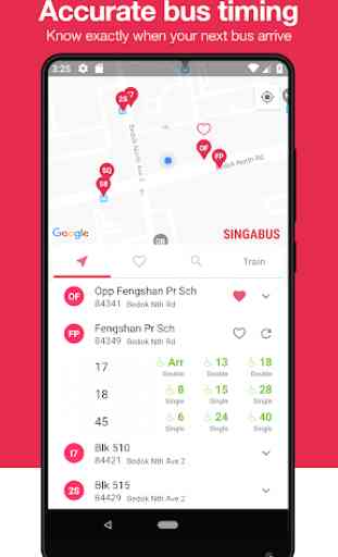 Singabus - Singapore Bus Timing + MRT app SG 1