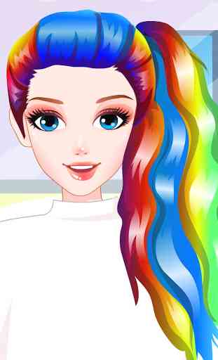 arco iris peinado peluquería 1