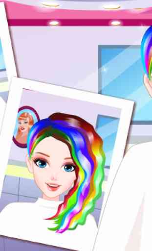 arco iris peinado peluquería 3